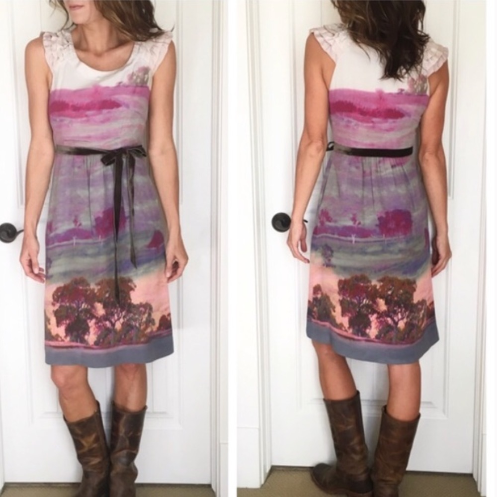 Moulinette Soeurs (Anthro) CUSTOM silk dress - Picture 5 of 5